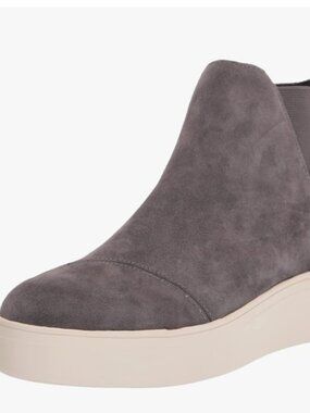 Toms Women's Jamie Sneaker. Pavement gray. Wedge heel. Size 6.5